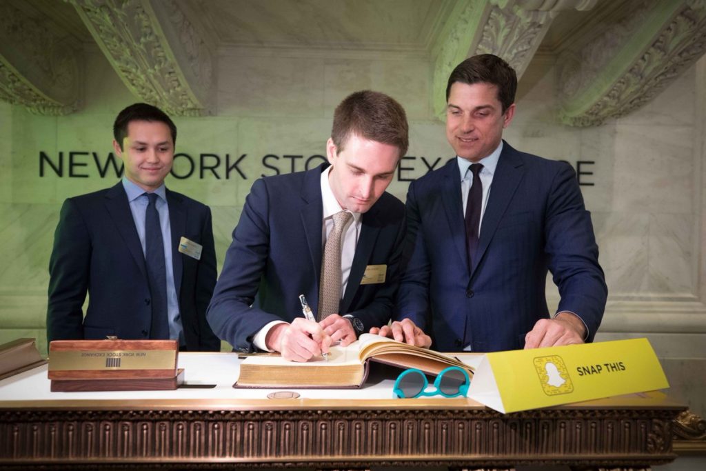 Upcoming IPO in Share Market - SNAP - Signing the NYSE Special Guests Book